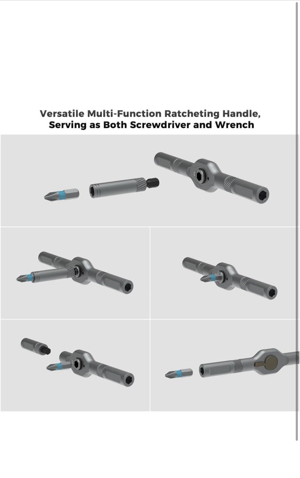 42 in 1 Magnetic Screwdriver Set Multi Bit Magneti DIY Ratchet Screwdriver Set