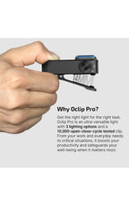 OLIGHT Oclip Pro EDC Flashlight Clip-On Light, Rechargeable 500 Lumens with Thre1