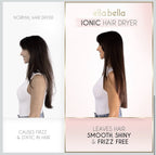 ELLA BELLA Professional Ionic Hair Dryer with Diffuser  Negative Ion Black 4