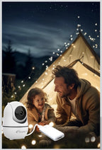 iFamily Split Screen Baby Monitor, Large Display Video Baby Monitor with 24