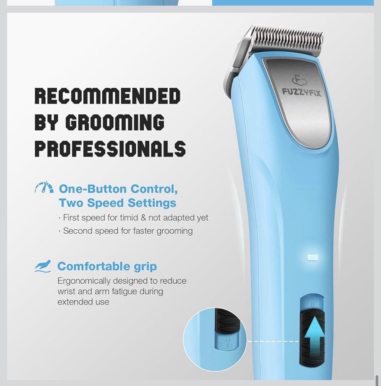 Cortapelos profesionales para perros para aseo – Kit de aseo de mascotas de 2 ve5