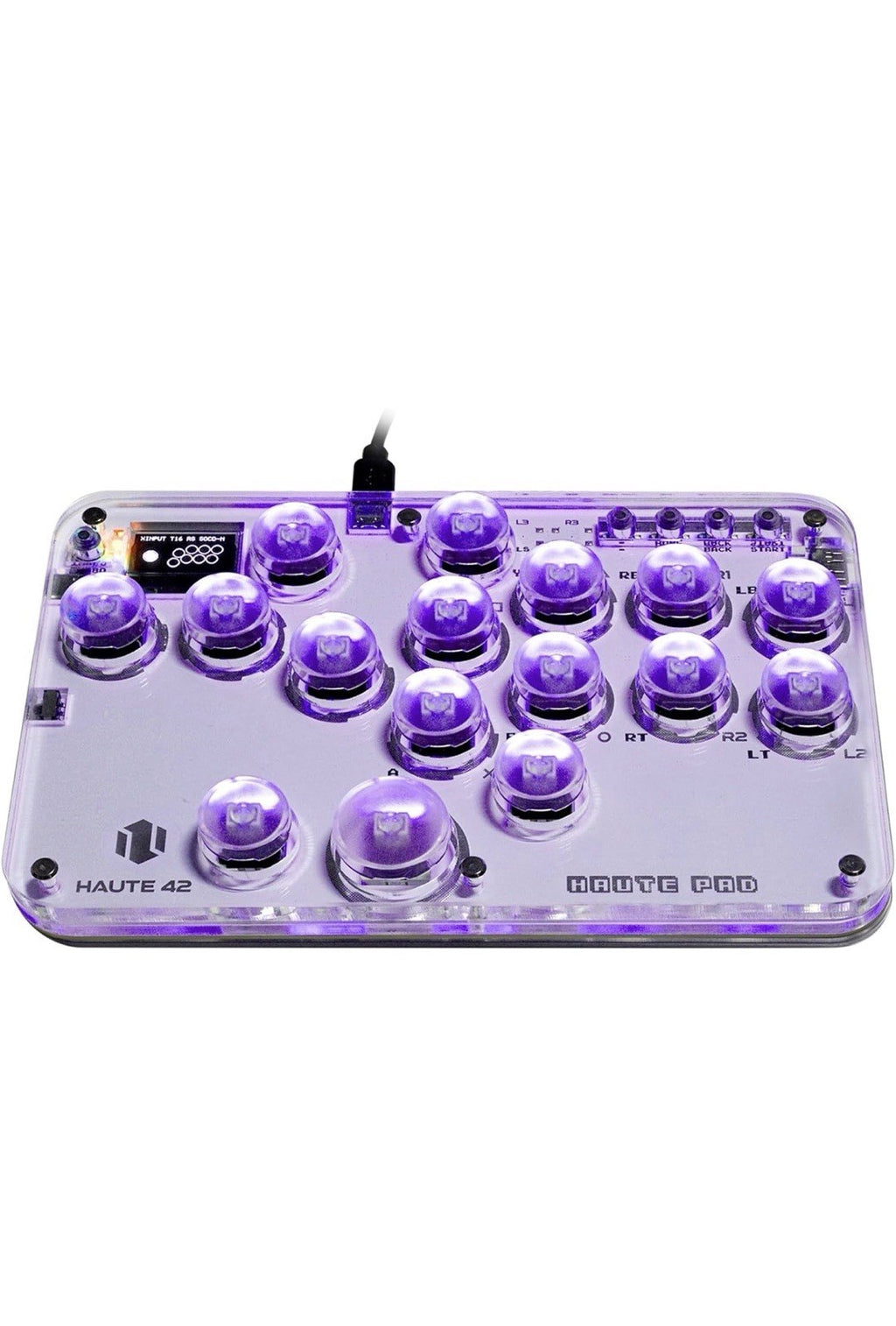 JZW-Shop Haute42 Leverless Arcade Stick G16, All-Button Arcade Controller Compat0