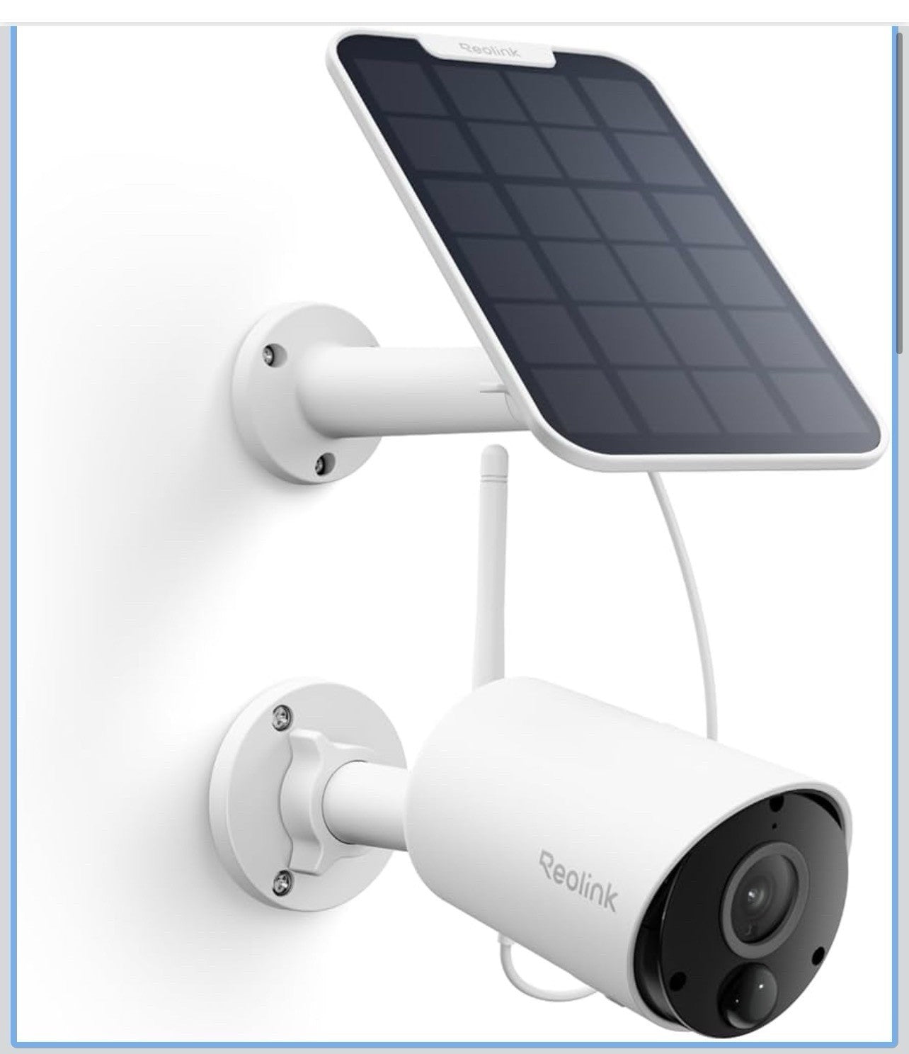 REOLINK Argus Eco+Solar Panel 2K 5MP Solar Security Camera0