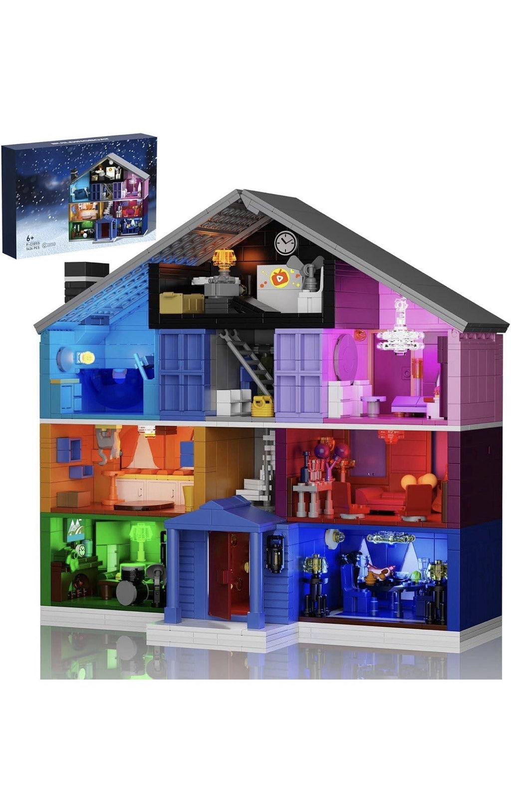 Juego de construcción de Star House, modelo de juguete de Star House compatibl0