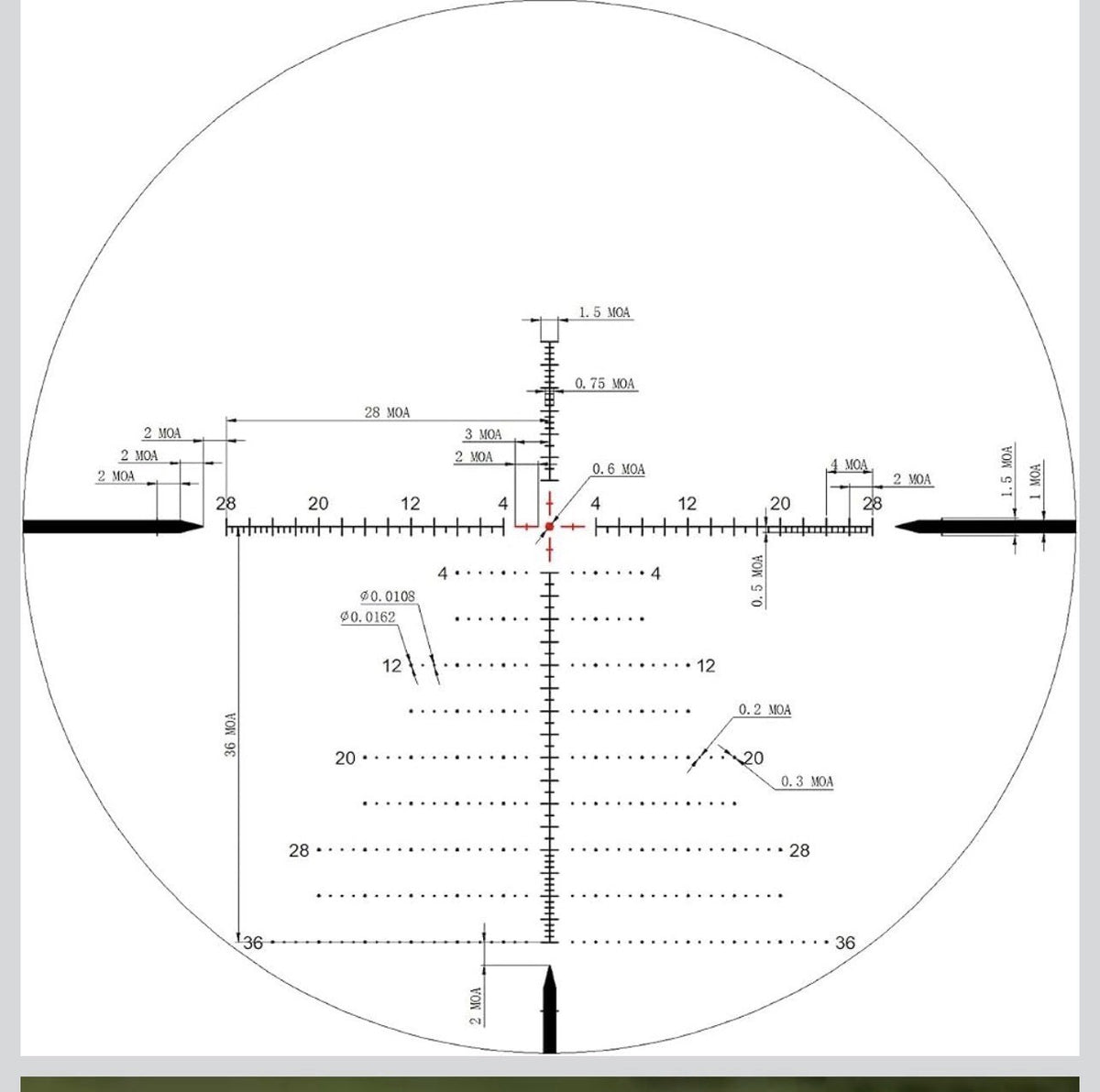 EZshoot FFP Rifle Scope with Zero Stop, MOA Illuminated Reticle, Parallax Ad6