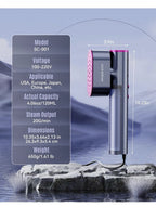 Jack ＆ Rose Travel Steamer for Clothes,100-220V Portable Iron,15S Heat Up Steame7