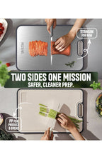 Titanium Cutting Board Set of 3, Dual Sided Design Non Toxic Cutting3