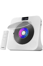 MEGATEK Reproductor de CD portátil Bluetooth para el hogar, reproductor de CD0