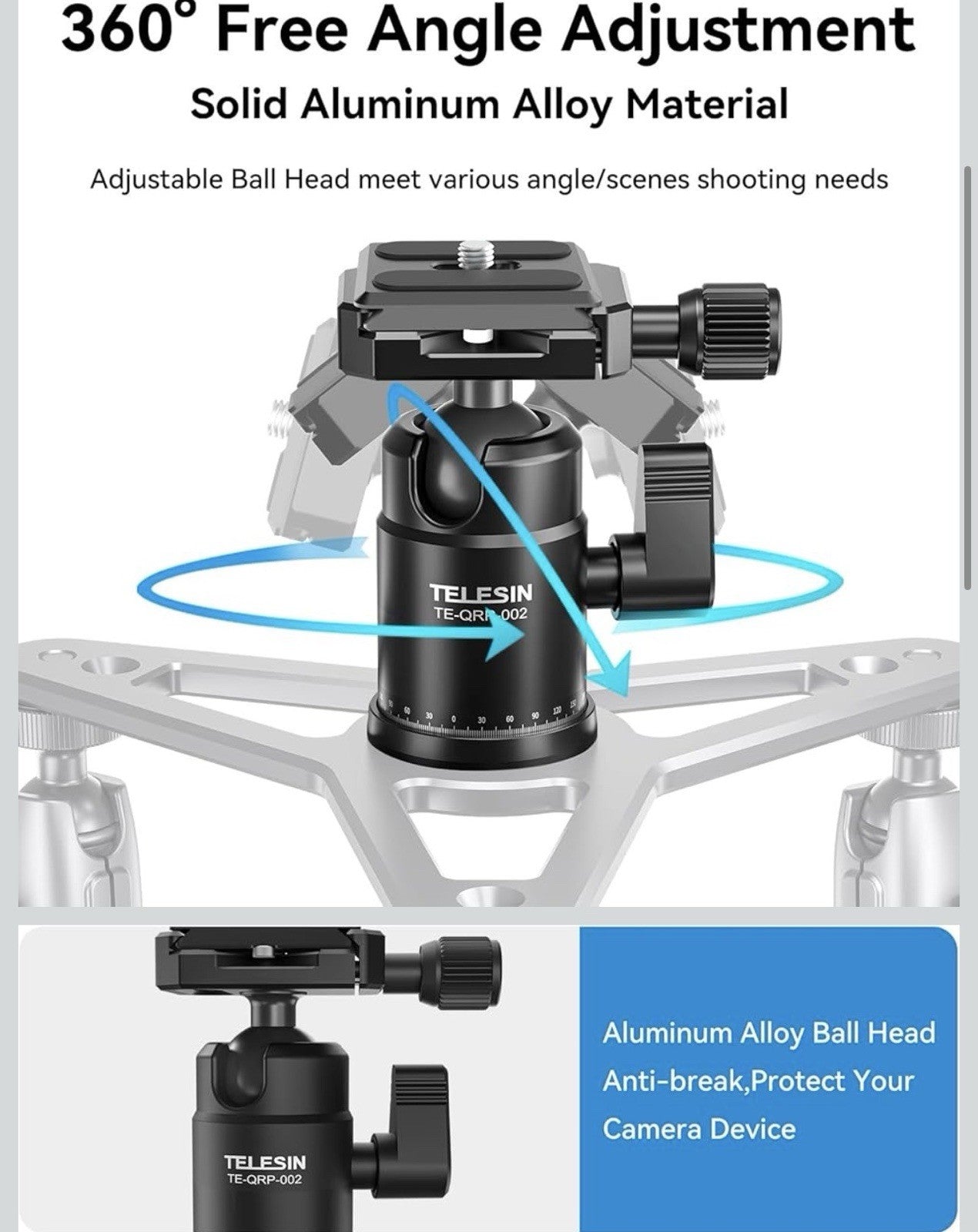 Soporte de montaje para cámara de triple ventosa, trípode resistente para4