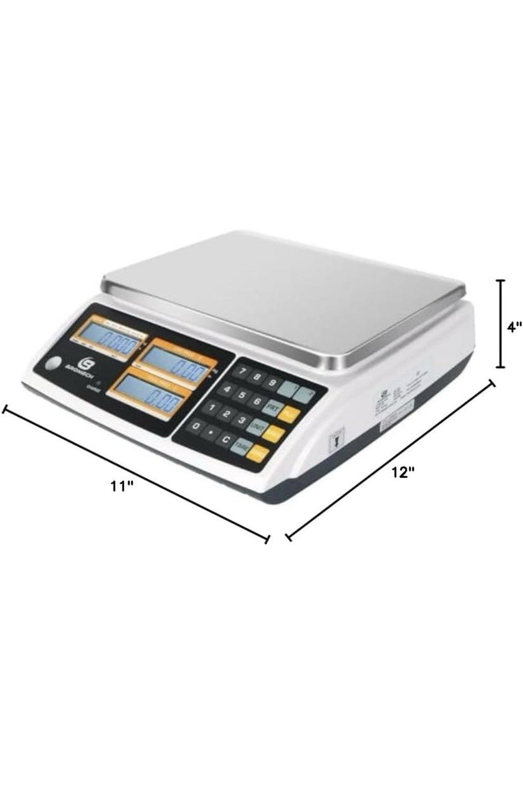 Price Computing Scale NTEP Certified for Legal Trade Rechargeable, Commercial...9