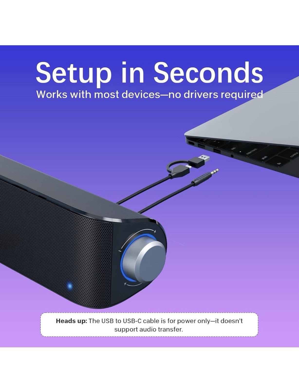 Nylavee Computer Speakers, Hi-Fi Sound Quality Computer Sound Bar, Bluetooth4