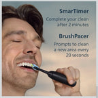 Philips Sonicare 5950 Rechargeable Electric Toothbrush 2 Brush Heads Black6