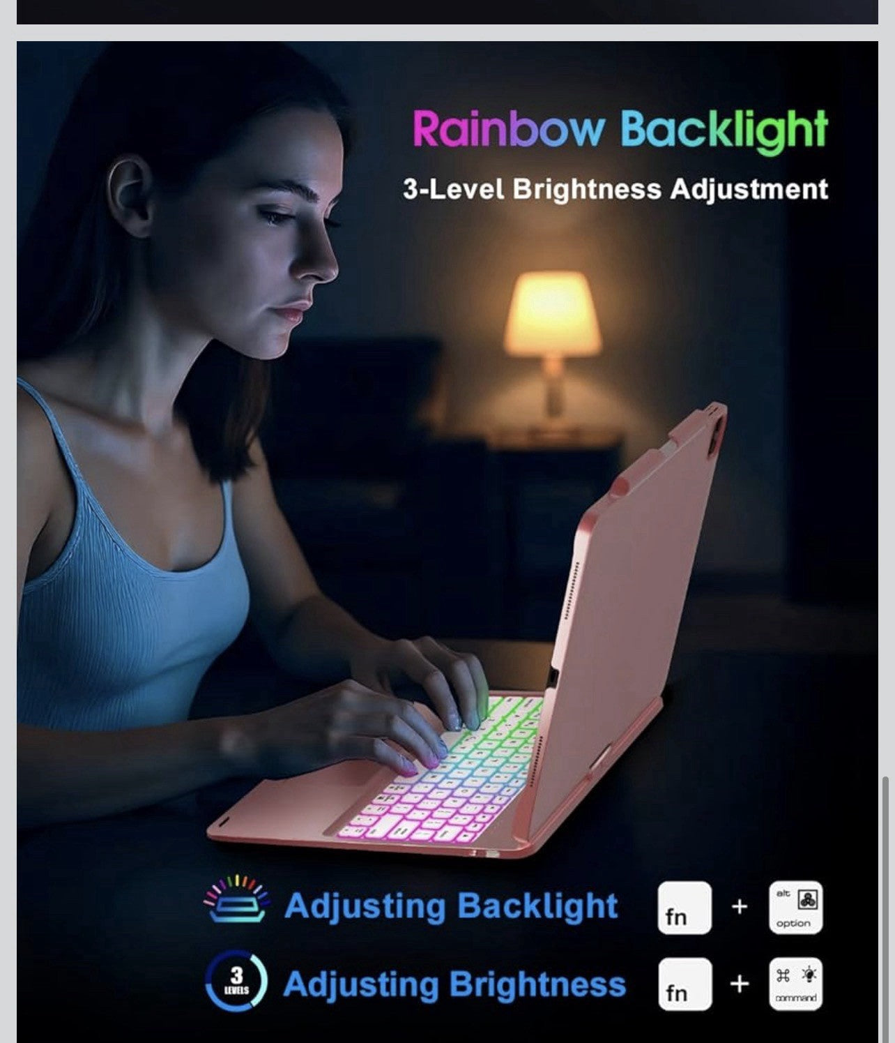 Baisla Funda para iPad Pro de 13 pulgadas con Teclado (M5/M4) e iPad Air 135