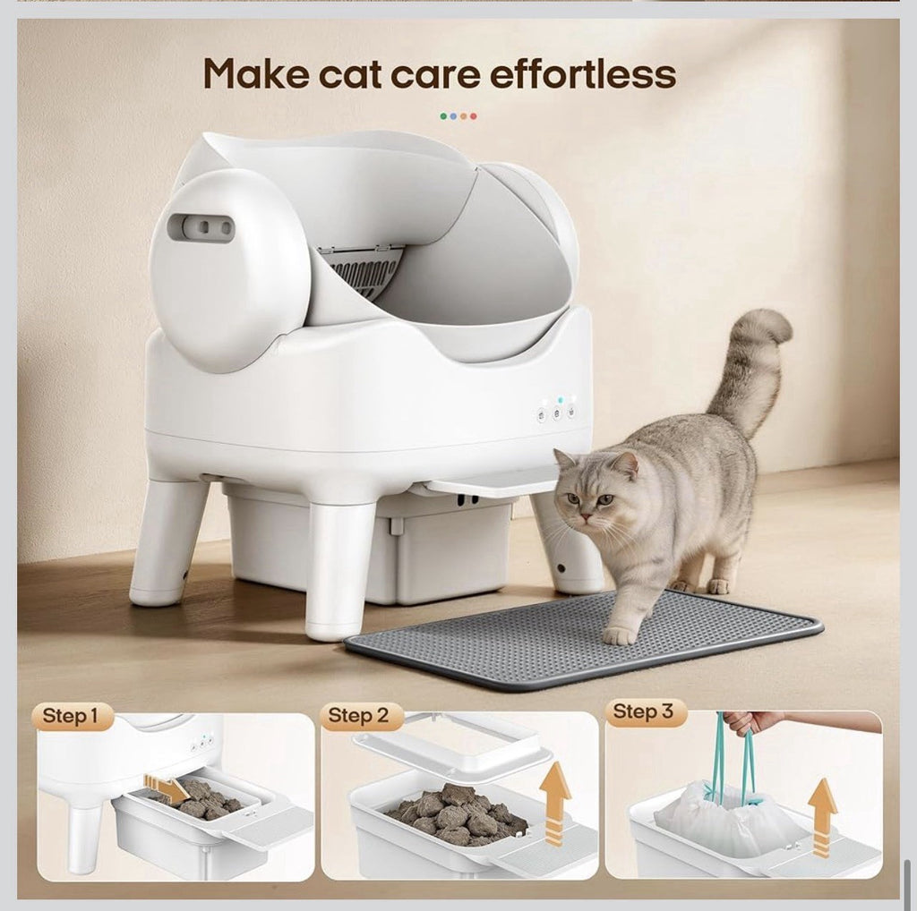 RPZ Automatic Self-Cleaning Cat Litter Box for Large Cats & Multi-Cat Homes, Sm5