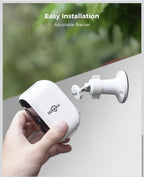 Solar Wireless Security Camera System, 4 Cam Kit, 2K Night Vision, No Fees6