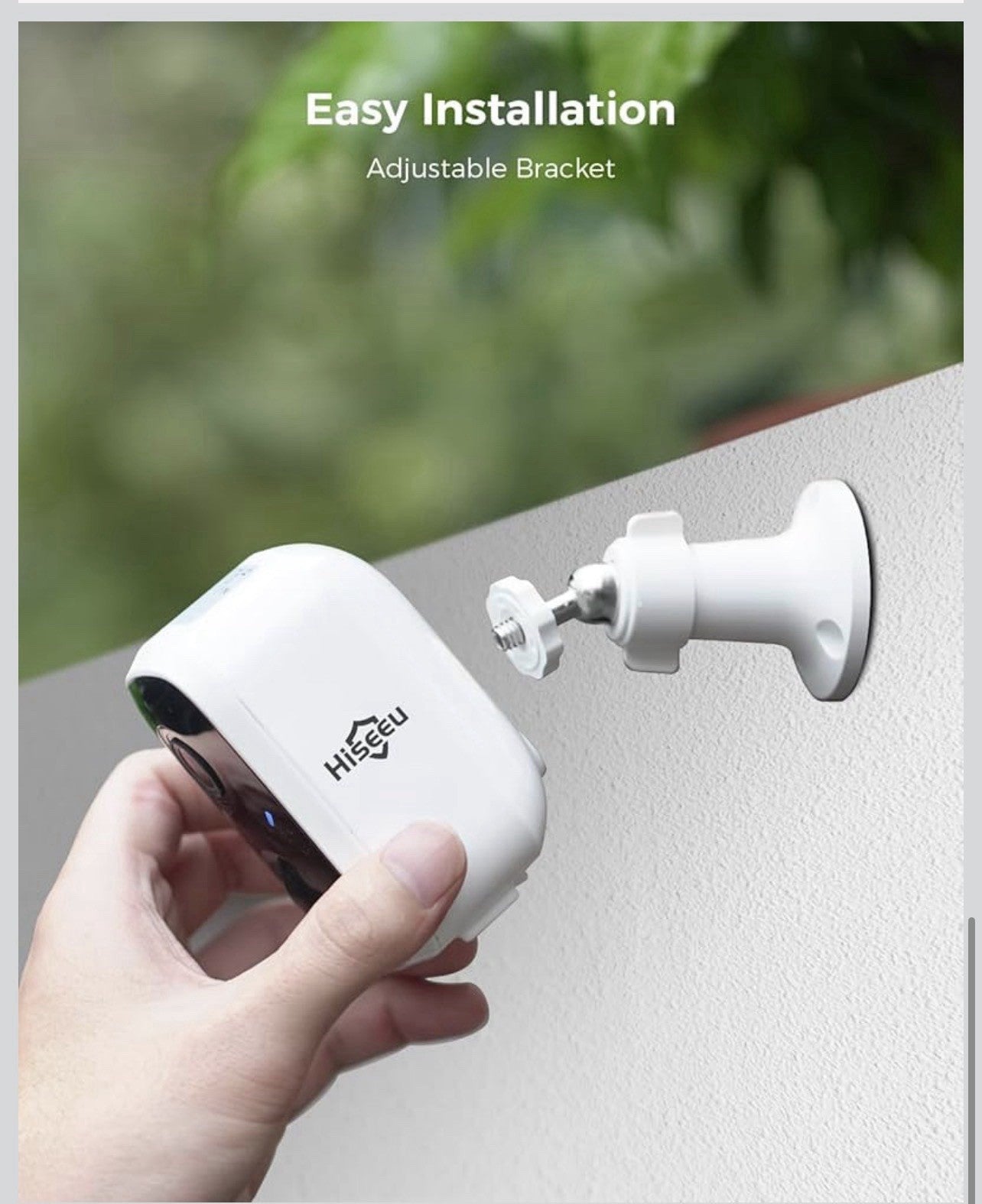 Solar Wireless Security Camera System, 4 Cam Kit, 2K Night Vision, No Fees6