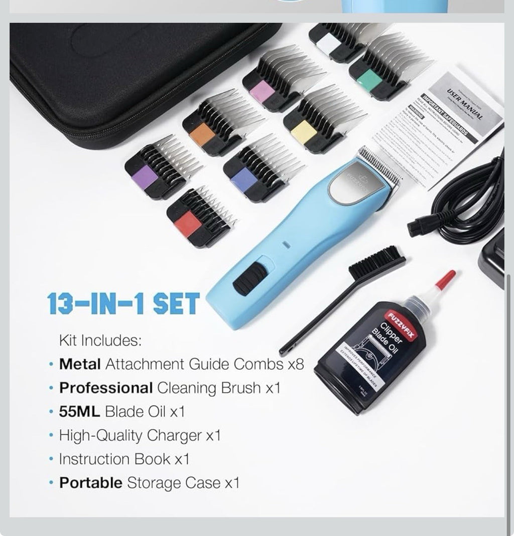Cortapelos profesionales para perros para aseo – Kit de aseo de mascotas de 2 ve6