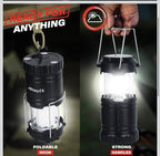 Paquete de 4 faroles solares para campamento, luces LED recargables7