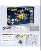 Robot Building Kit for Kids and Adults, 4-in-1 Rechargeable RC Robotics Kit with5