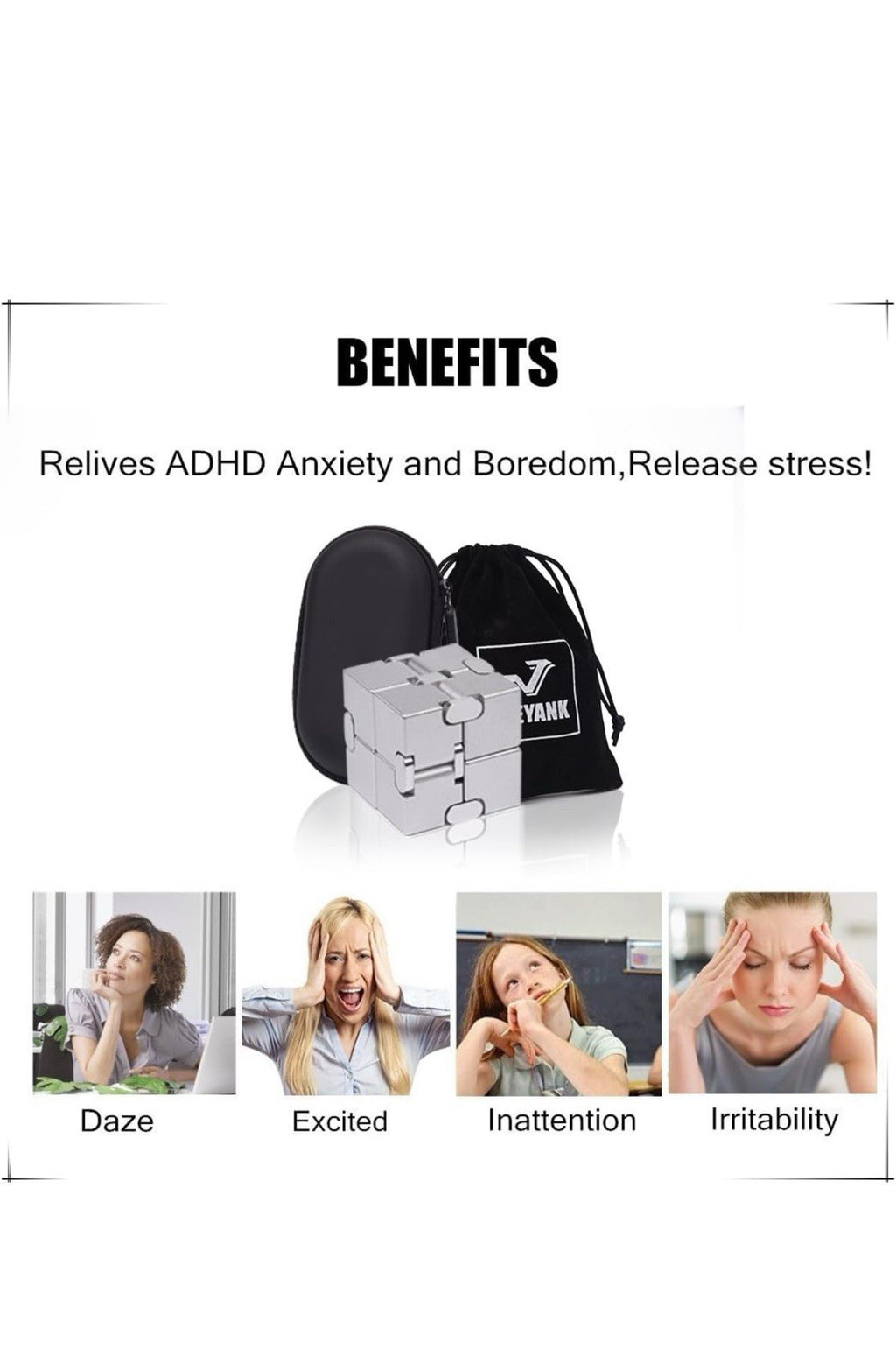 Magic Cube Stress Relief Toys Infinity Cube Portable Toys Decompress Toys Gift3