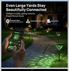 Smart Solar Pathway Lights SP6, In-App Pattern Switching Solar Lights Outdoor, U1