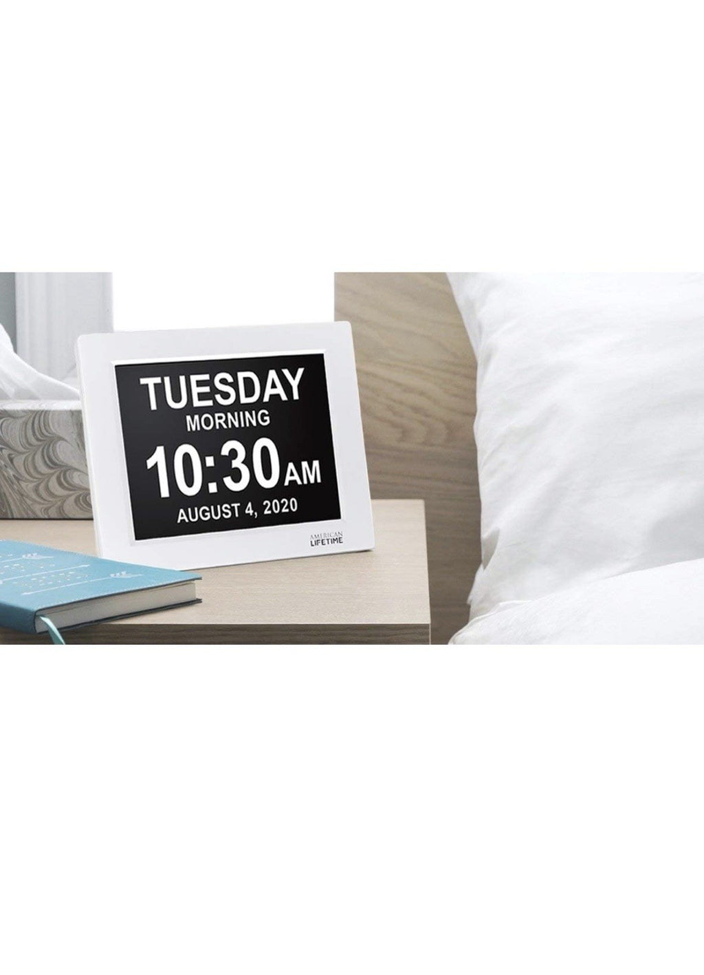 American Lifetime New 2026 Dementia Clock Large for Seniors, Digital Clock1