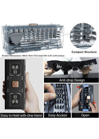 EZARC Electric Screwdriver Set, 181 in 1 Cordless Screwdriver, 3 Torque Black 2