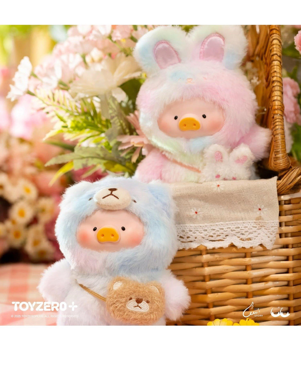 Lulu The Piggy - Caja ciega – 6 piezas Joyful Time Series Llavero de felp5