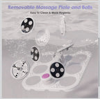 Collapsible Foot Spa Electric Rotary Massage, Foot Bath with Heat, Bubble,Tem...3
