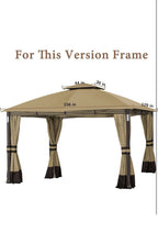Apex Garden Replacement Canopy for Lowe's Allen Roth 10x12 Inch Gazebo - Beige3