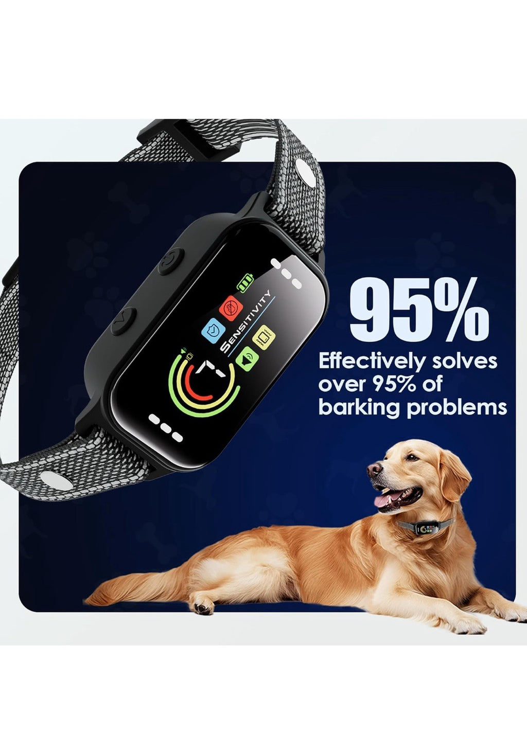 Collar antiladridos para perro, paquete de 2, collar antiladridos para perros g3