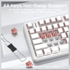 Aula F99 Pro Wireless Silent Mechanical Office Keyboard with Knob Num Pa3