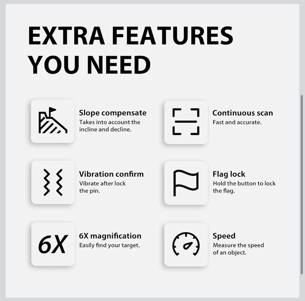 Gogogo Sport Vpro GS03 Laser Golf/Hunting Rangefinder, 1000/1200 Yards Laser6