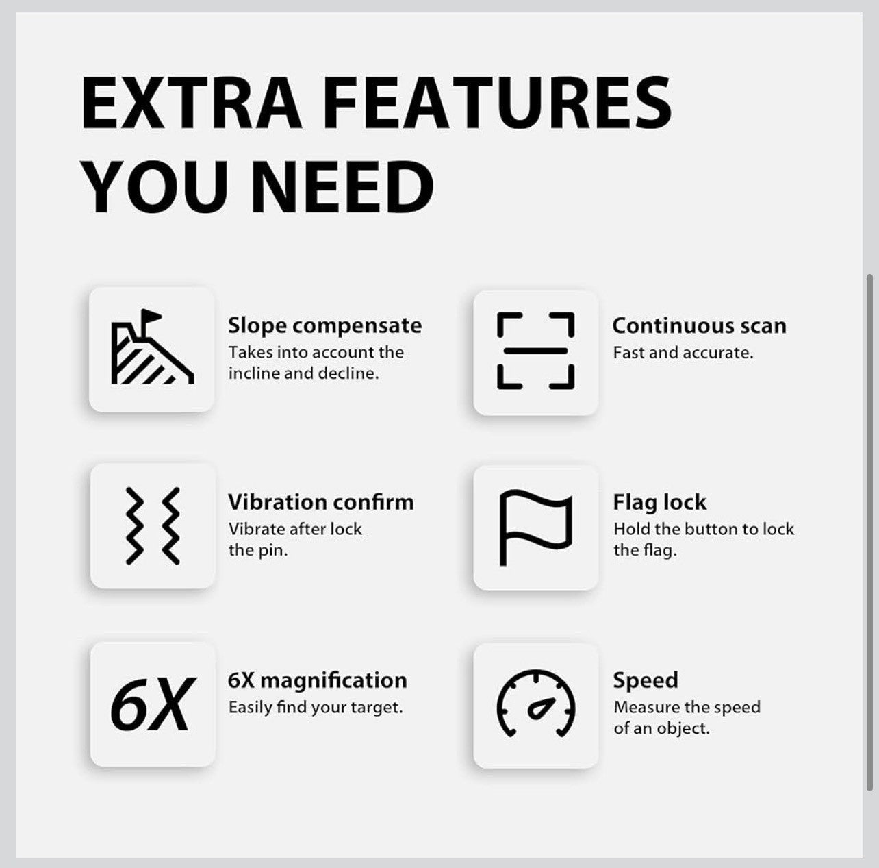 Gogogo Sport Vpro GS03 Laser Golf/Hunting Rangefinder, 1000/1200 Yards Laser6