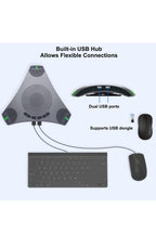 Altavoz y micrófono de conferencia, micrófono de altavoz USB omnidireccional6