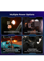 SmallRig RC 60C RGB Bi-Color LED Video Light Built-in Battery 2500K-10000K 48102