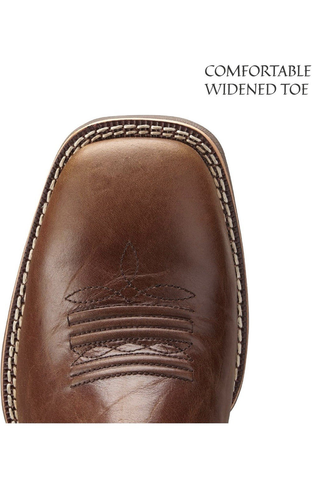 SUREWAY Botas vaqueras para hombre, botas occidentales de punta cuadrada para4