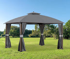 SCOCANOPY Replacement Cover Fit for 10X12 Ft Eagle Brooke Soft Top Gazebo Model A101007600, A101007603, A101007604,(Gray)