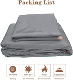 SCOCANOPY Replacement Cover Fit for 10X12 Ft Eagle Brooke Soft Top Gazebo Model A101007600, A101007603, A101007604,(Gray)