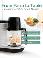 MOMYEASY Baby Food Maker, Multifunction Processor Chopper Grinder, Baby Food Steamer and Puree Blender in-One, with Bottle Warmer, Auto Cooking &...