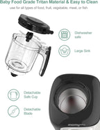 MOMYEASY Baby Food Maker, Multifunction Processor Chopper Grinder, Baby Food Steamer and Puree Blender in-One, with Bottle Warmer, Auto Cooking &...