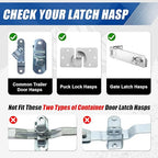 Trailer Door Lock – Keyed Alike Puck Locks for Trailers Trucks Vans Sheds, One-Click Lock Design, Heavy-Duty Shipping Container Lock (Blue, 3 Pack, 9 Keys)