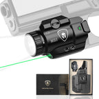 WARRIORLAND MB3 Pistol Light and Custom Kydex Holster, Fits S&W M&P Shield EZ (9mm /380 AUTO) & Equalizer, Compact 500-Lumens Tactical Weapon...