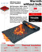 iClimb Hooded 3M Thinsulate Insulation Warm Camping Blanket Wearable Poncho Ultralight Compact