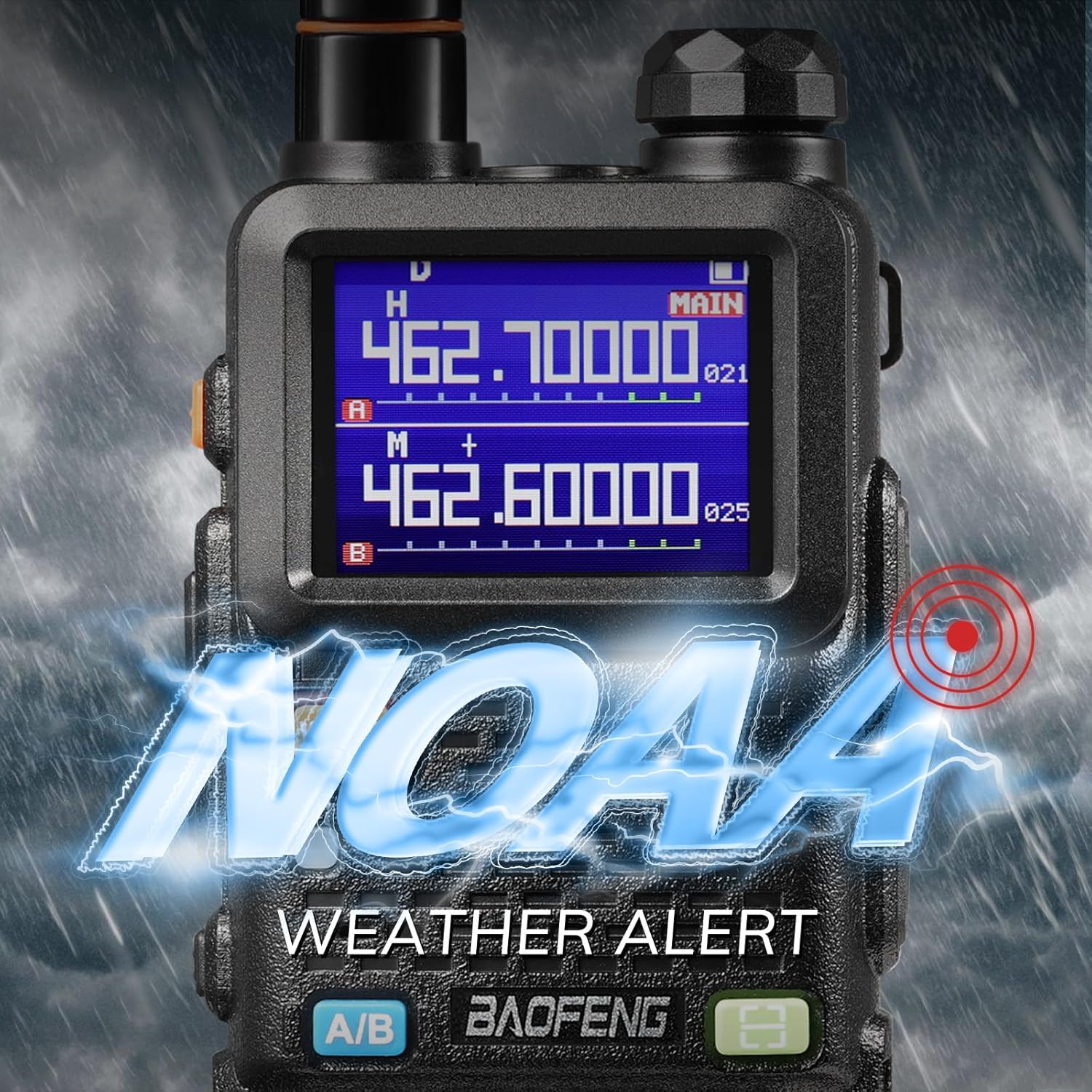BAOFENG UV-5RM Plus 10W Dual Band Ham Radio Handheld, NOAA FM Airband Receiver, Long Range Two Way Radio with 8" & 15" ANT, Programming Cable,...