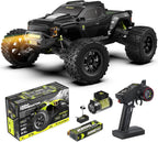 1/10 Brushless RC Cars, Monster Truck, 50+ MPH, 4WD, Waterproof, Carbon Fiber, Black, Ages 8+