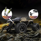 1/10 Brushless RC Cars, Monster Truck, 50+ MPH, 4WD, Waterproof, Carbon Fiber, Black, Ages 8+