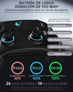 GuliKit TT MAX Wireless Controller for PC, Android, iOS, Switch 1/2, 720° Adjustable TMR Joystick, with 950mAh Long-Lasting Battery, Switch Wake-Up Function and 4 Detachable Metal Back Buttons-Black