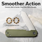 Navaja multiherramienta 3 en 1 CIVIVI Sendy con pinzas y palillo, Ben Petersen diseñó un cuchillo plegable para uso diario en acampada EDC, regalos perfectos para hombres...