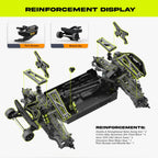 AMORIL 1/10 RTR Brushless Fast RC Cars for Adults,Max 50mph Hobby Electric Off-Road Monster Truck,Waterproof High Speed RC Car 4WD Remote Control Car with...
